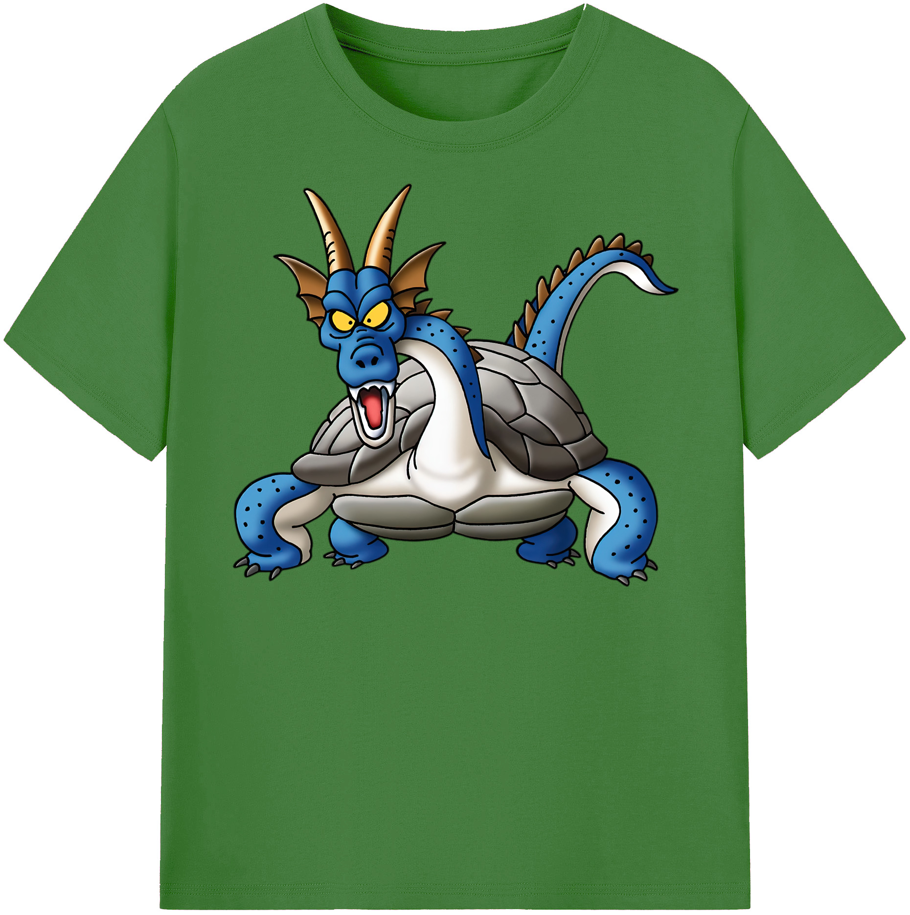 （画像用） ドラゴンクエスト Doragon Kuesuto Dragon Quest レディースカジュアルプリントTシャツ（綿100％）
